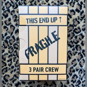 “A Christmas Story” crew socks (men’s sock size 9-11) (NIB)